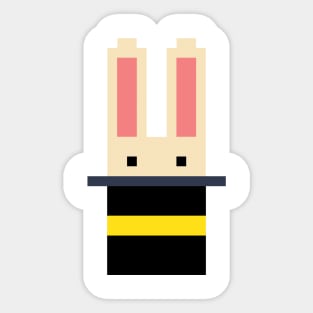 Bunny in a hat Sticker